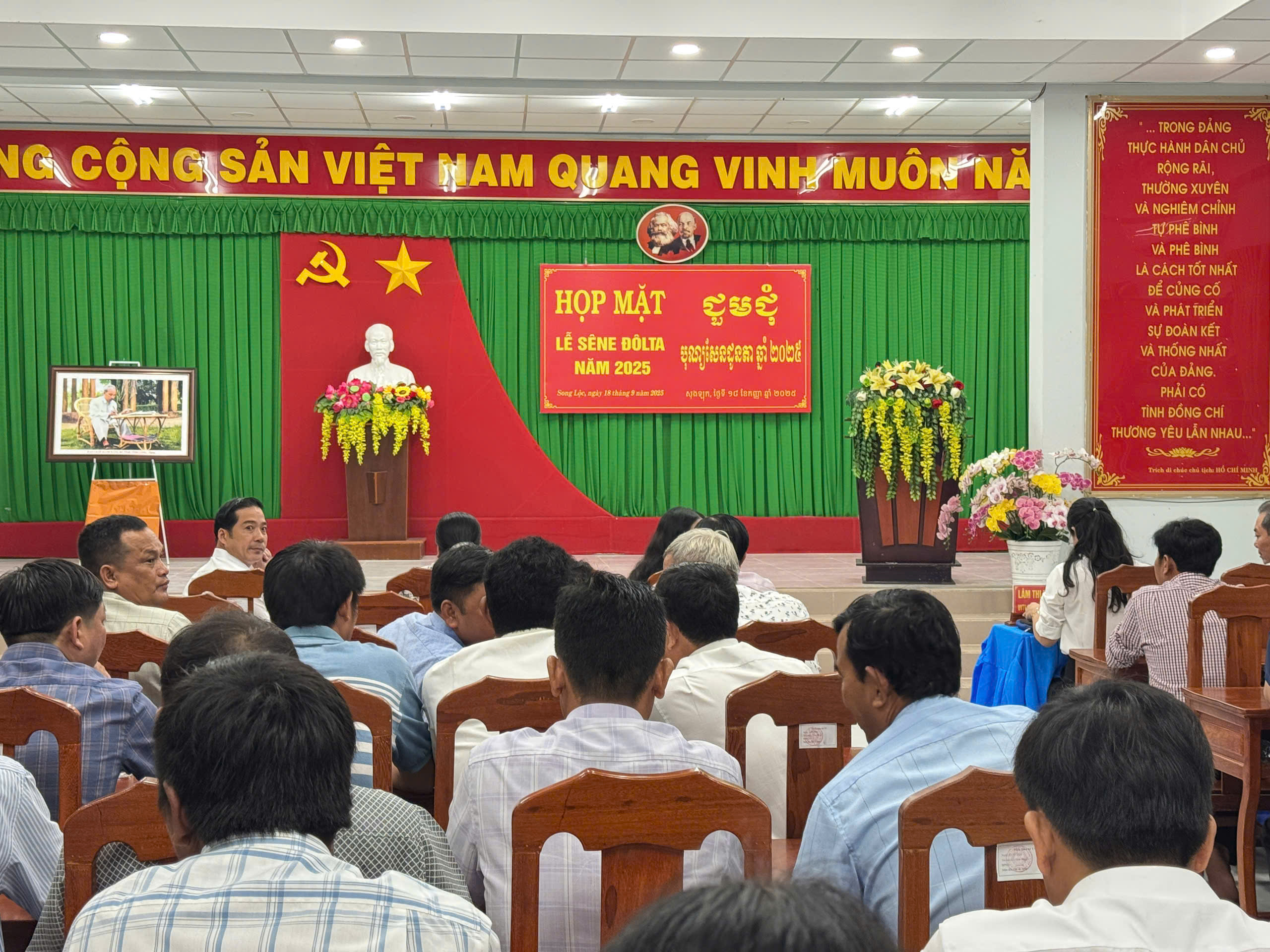 Xã Song Lộc tổ chức họp mặt mừng Lễ Sene Đôlta năm 2025