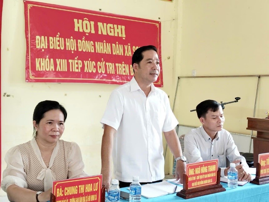 Tổ đại biểu số 03 - HĐND xã Song Lộc tiếp xúc cử tri trước kỳ họp thường lệ giữa năm 2026