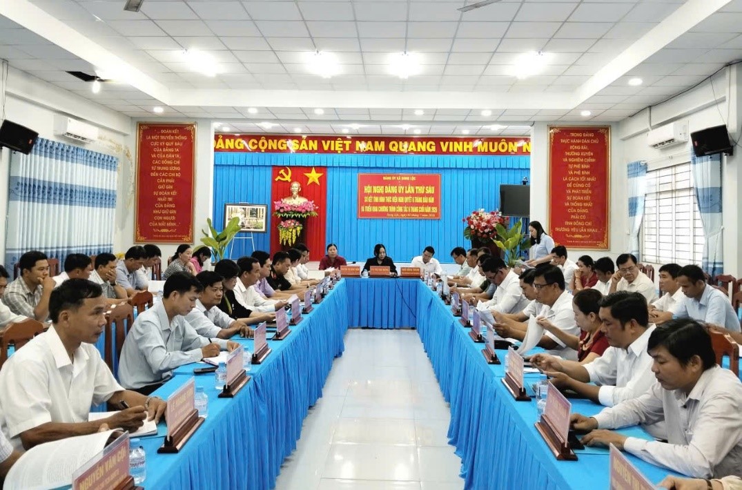 Xã Song Lộc sơ kết tình hình kinh tế xã hội 06 tháng đầu năm 2026