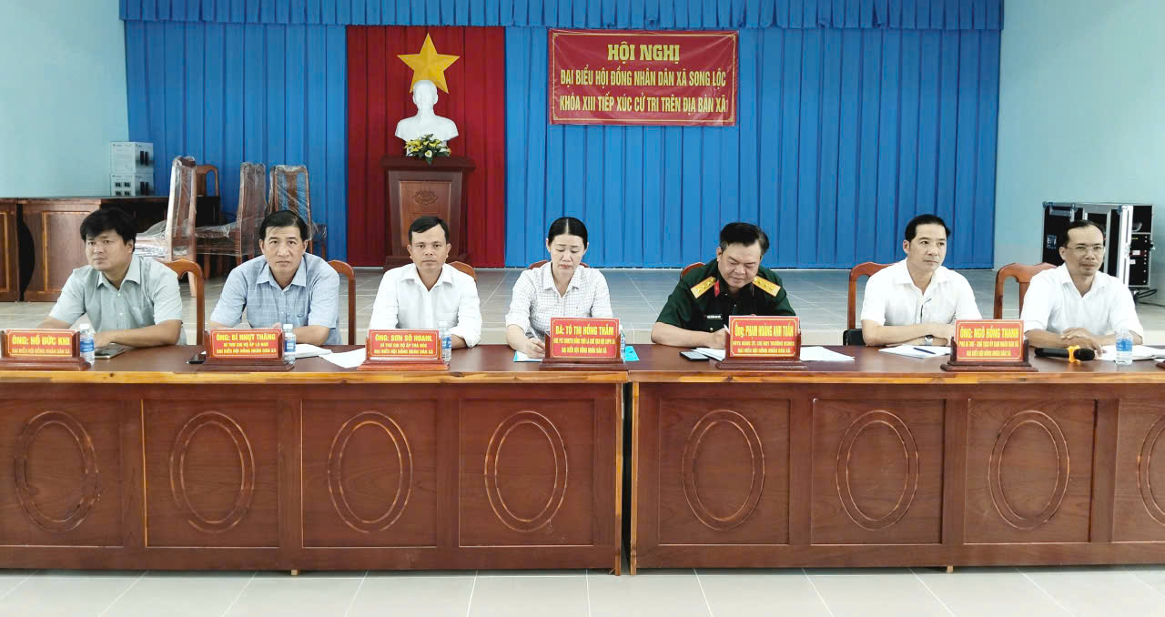Tổ đại biểu số 01 - HĐND xã Song Lộc tiếp xúc cử tri trước kỳ họp thường lệ giữa năm 2026